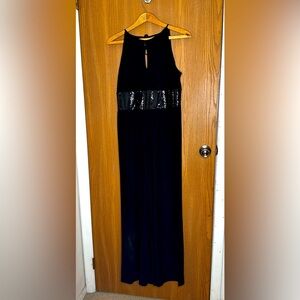 ❌SOLD❌R&M Richards Women's‎ Formal Jumpsuit Sequined Black Size 12